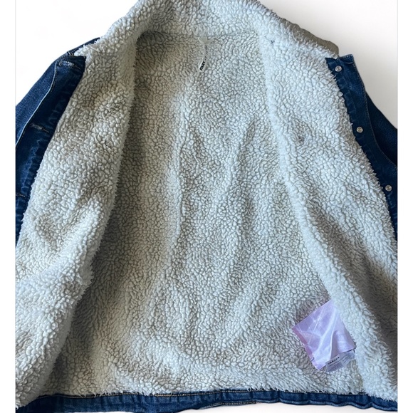 Jacket for Girls blue with embroidery - Picture 4 of 5